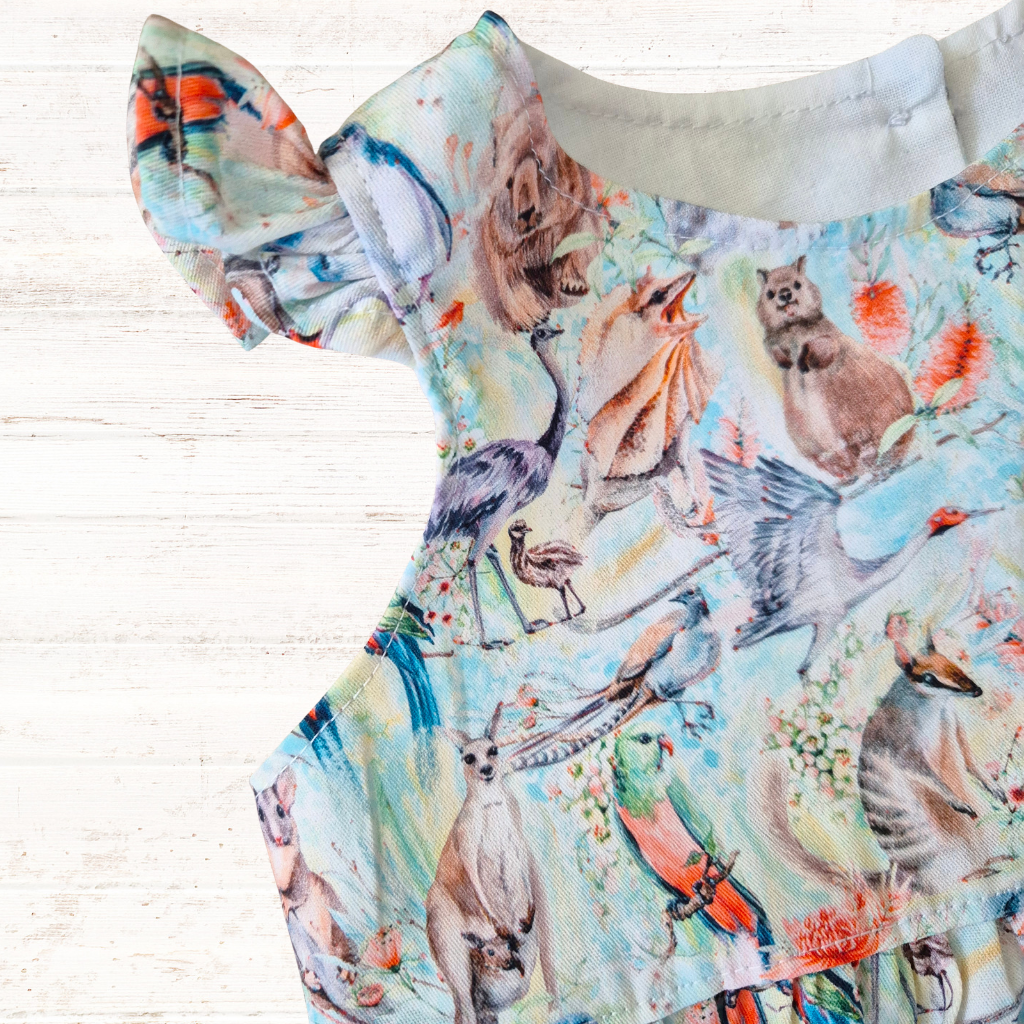 Aussie Animals Baby Romper Sizes 00 & 0 - Ready To Ship!