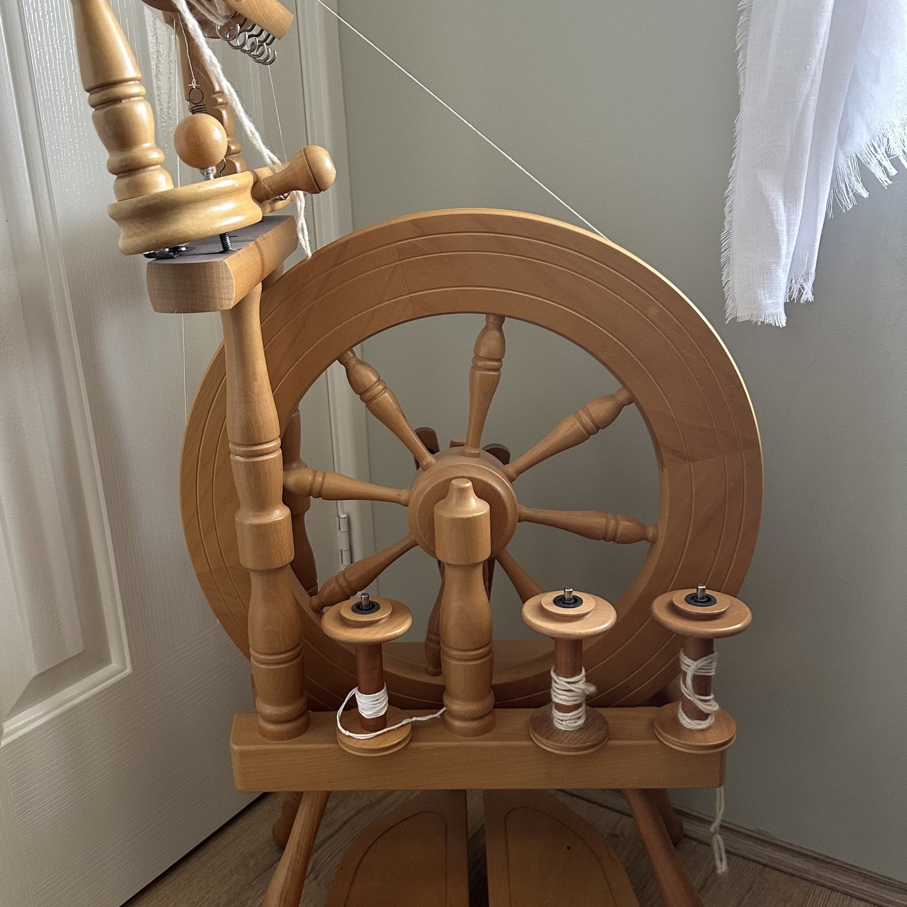 Handspun 'Shades of Autumn' Merino & Silk Crocheted Cowl or Neck Warmer