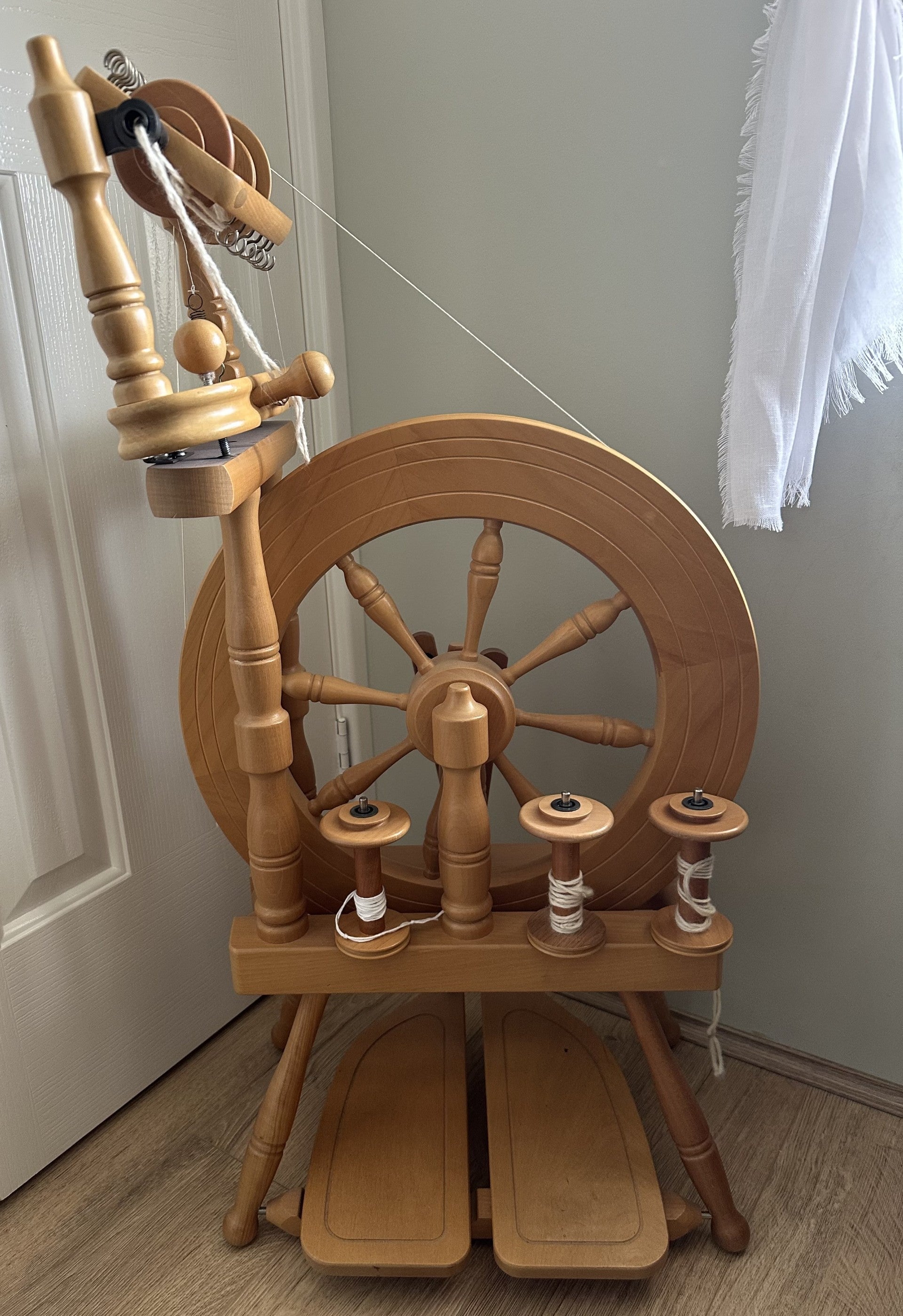 Handspun 'Shades of Autumn' Merino & Silk Crocheted Cowl or Neck Warmer