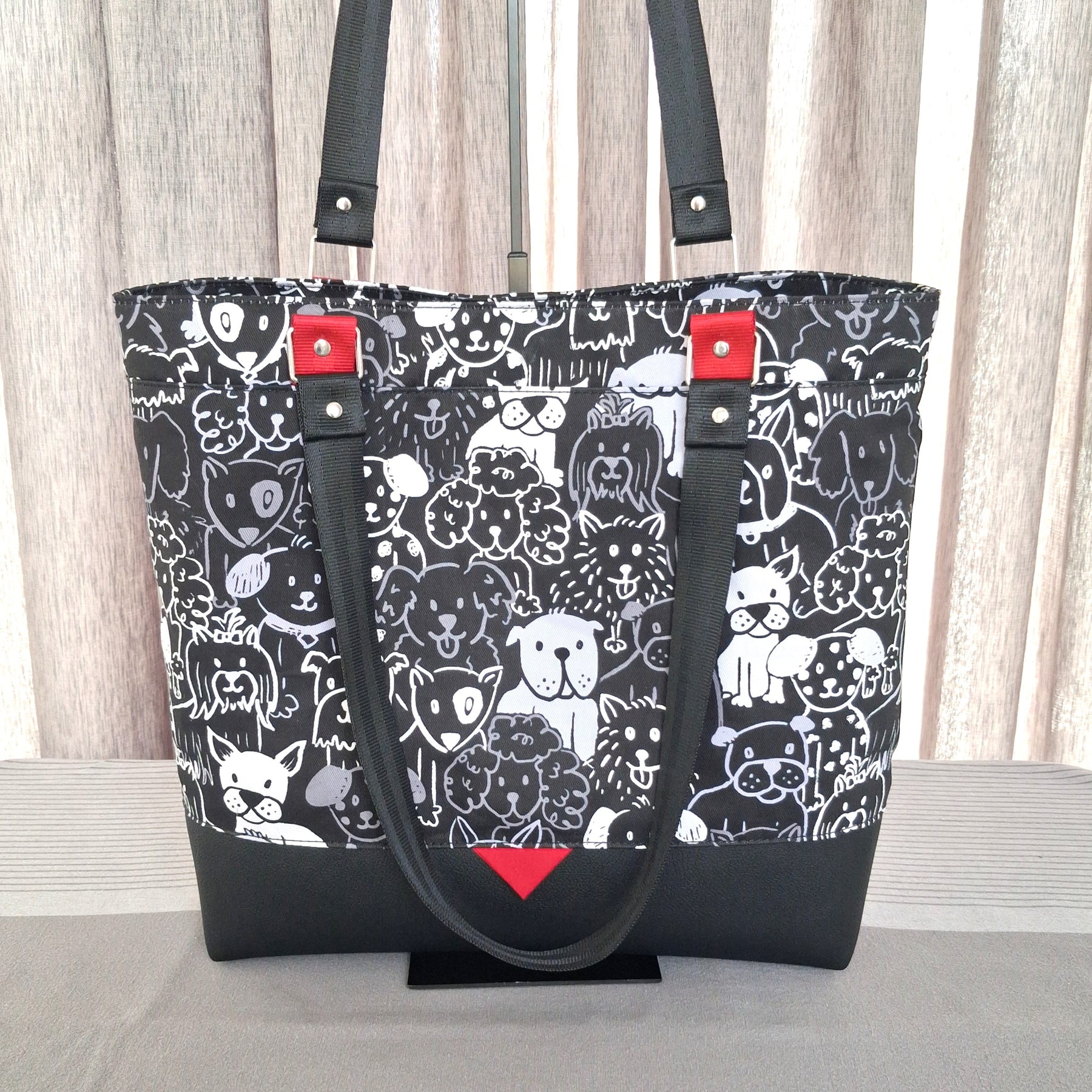 Puppy Love - Medium Sized Tote Bag