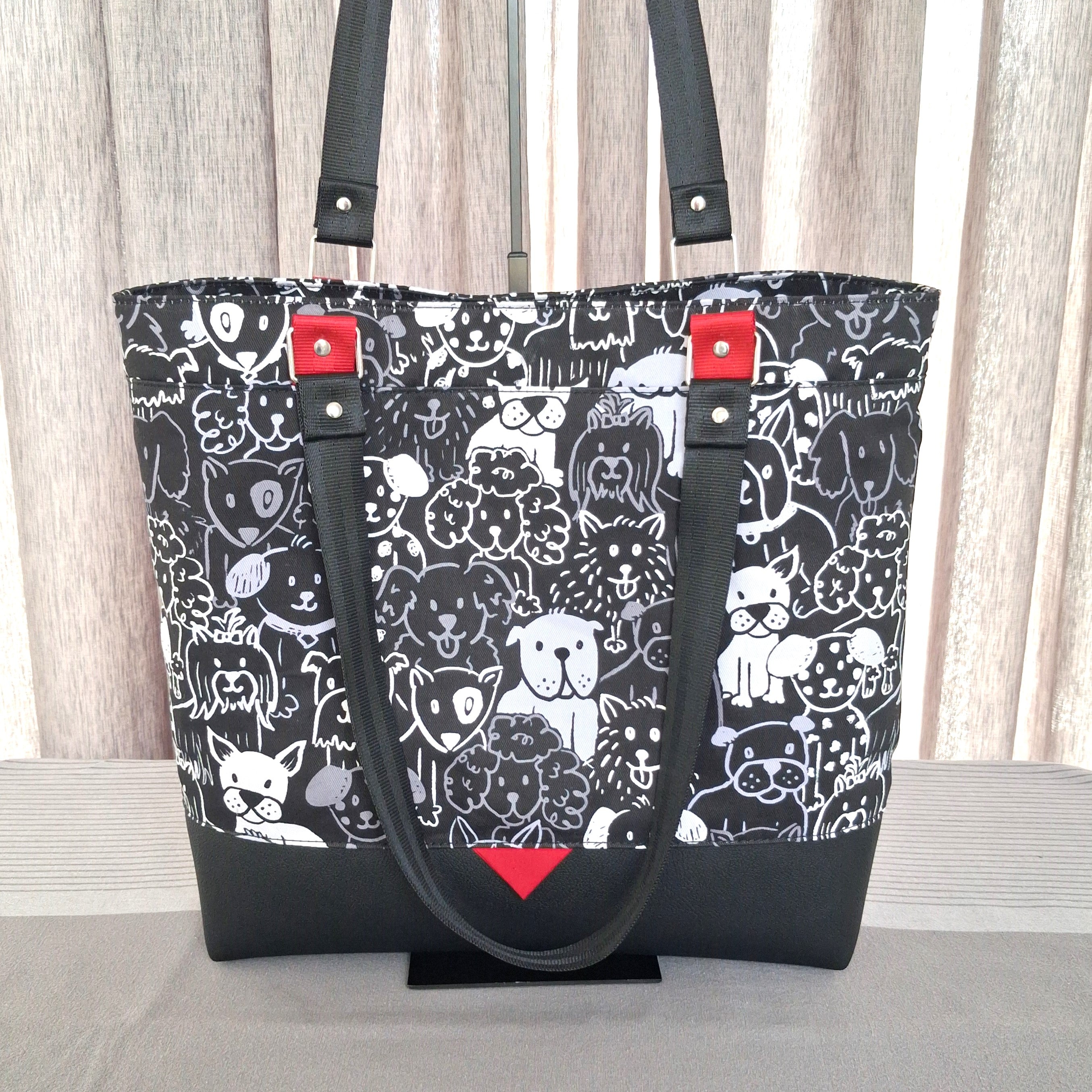 Puppy Love - Medium Sized Tote Bag