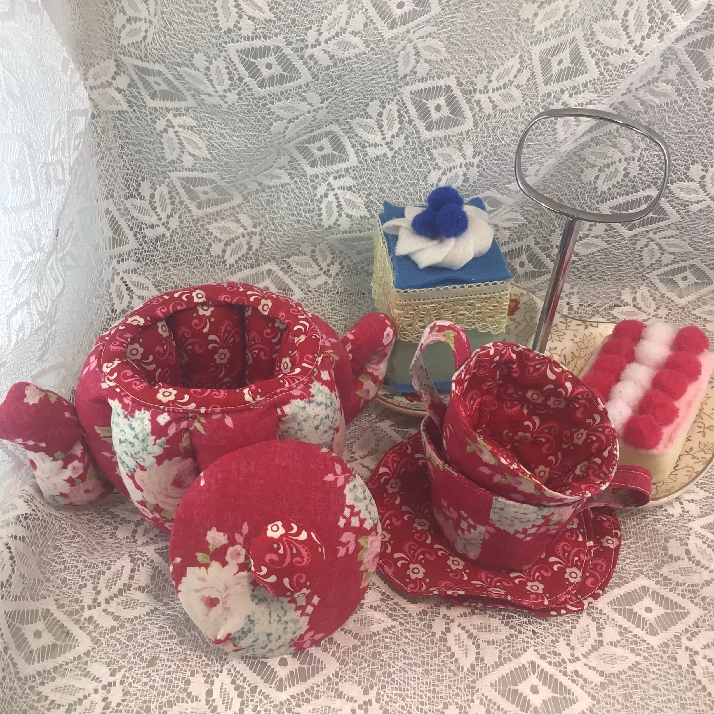 My First Teaset  TildaRed floral