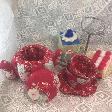 My First Teaset  TildaRed floral