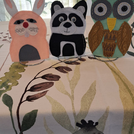 Children's Playtime Felt Hand Puppets Selection A