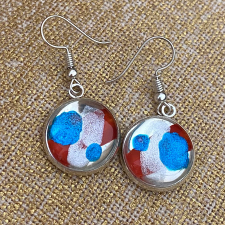 Disco Party Earrings - Handmade One of A Kind Earrings