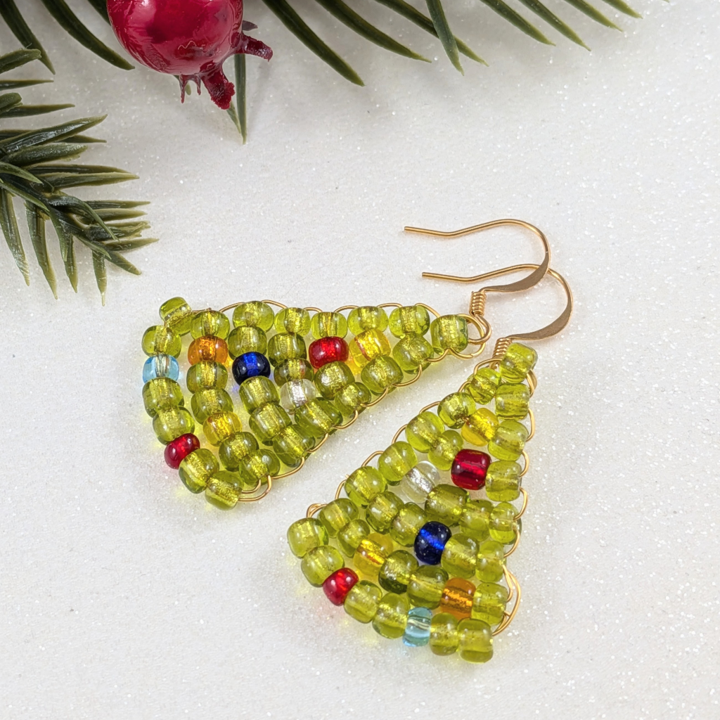 Christmas Jewellery Christmas Tree Earrings