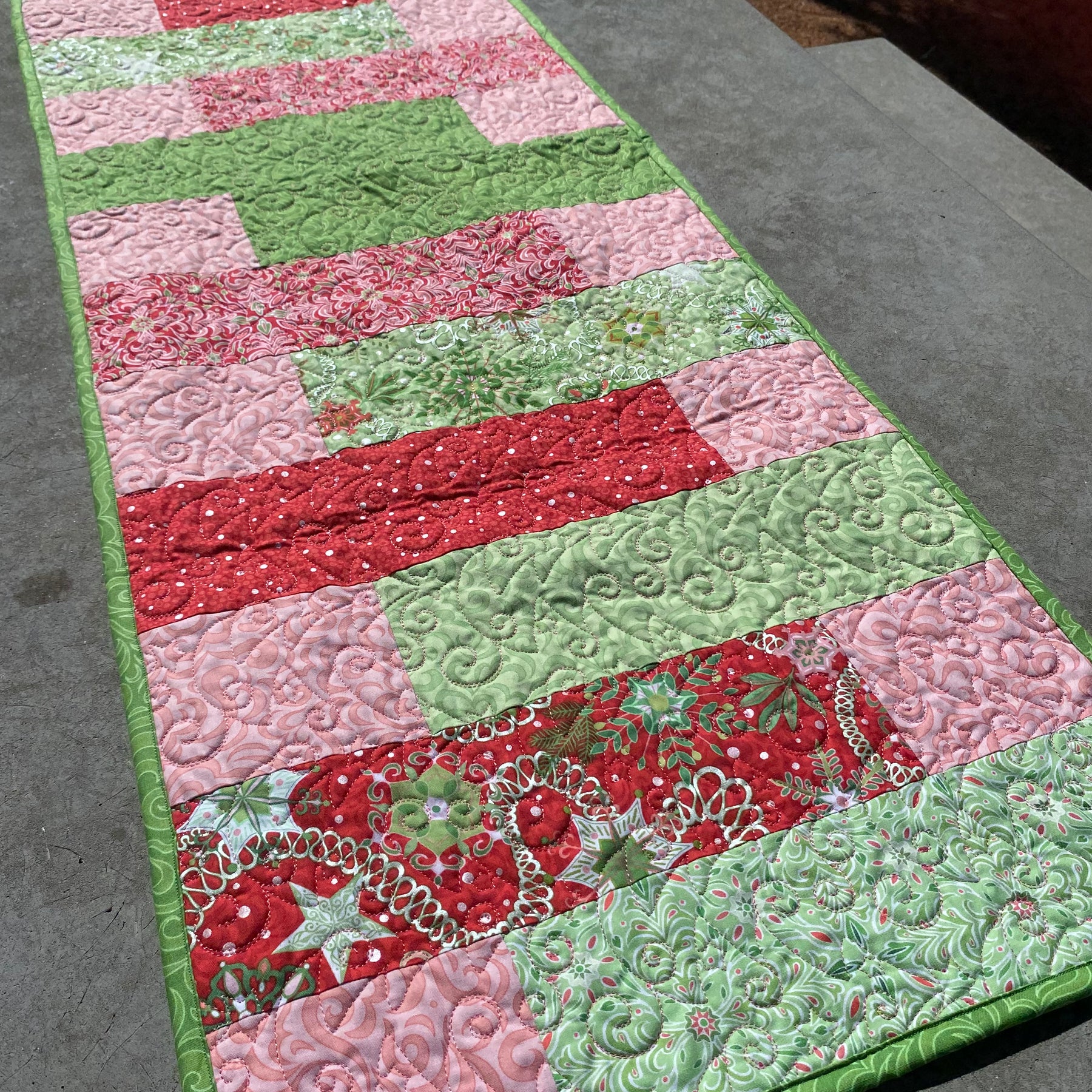 Quilted Christmas Table Runners