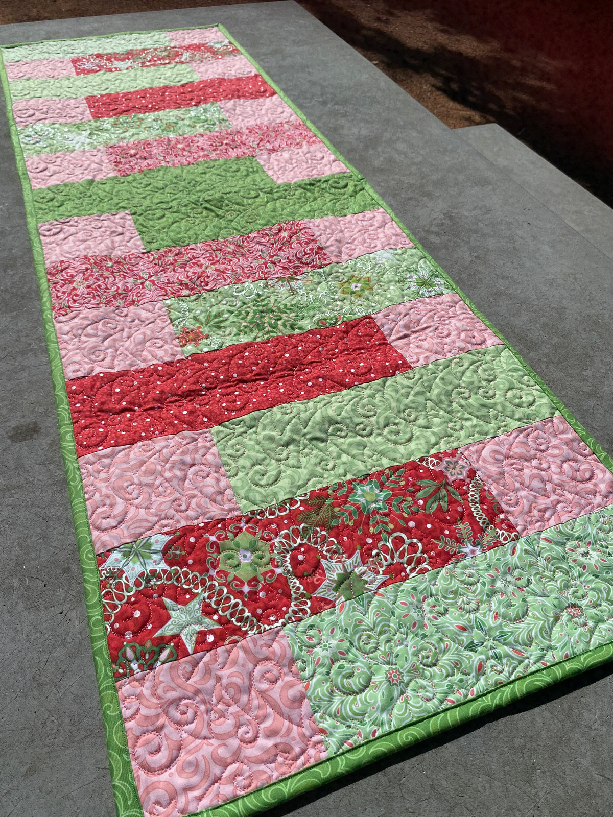 Quilted Christmas Table Runners