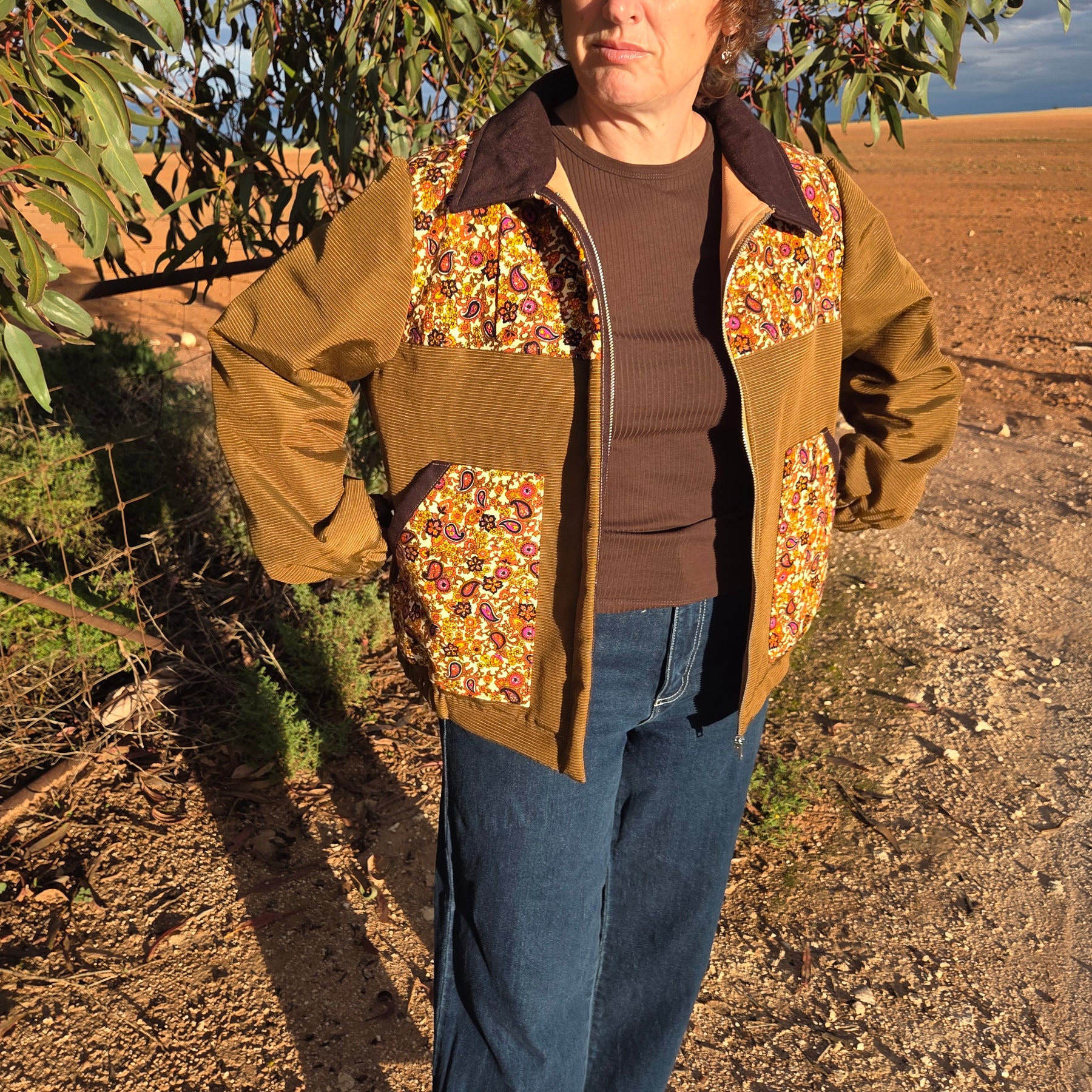 Golden Era - Retro Bomber jacket - L/XL