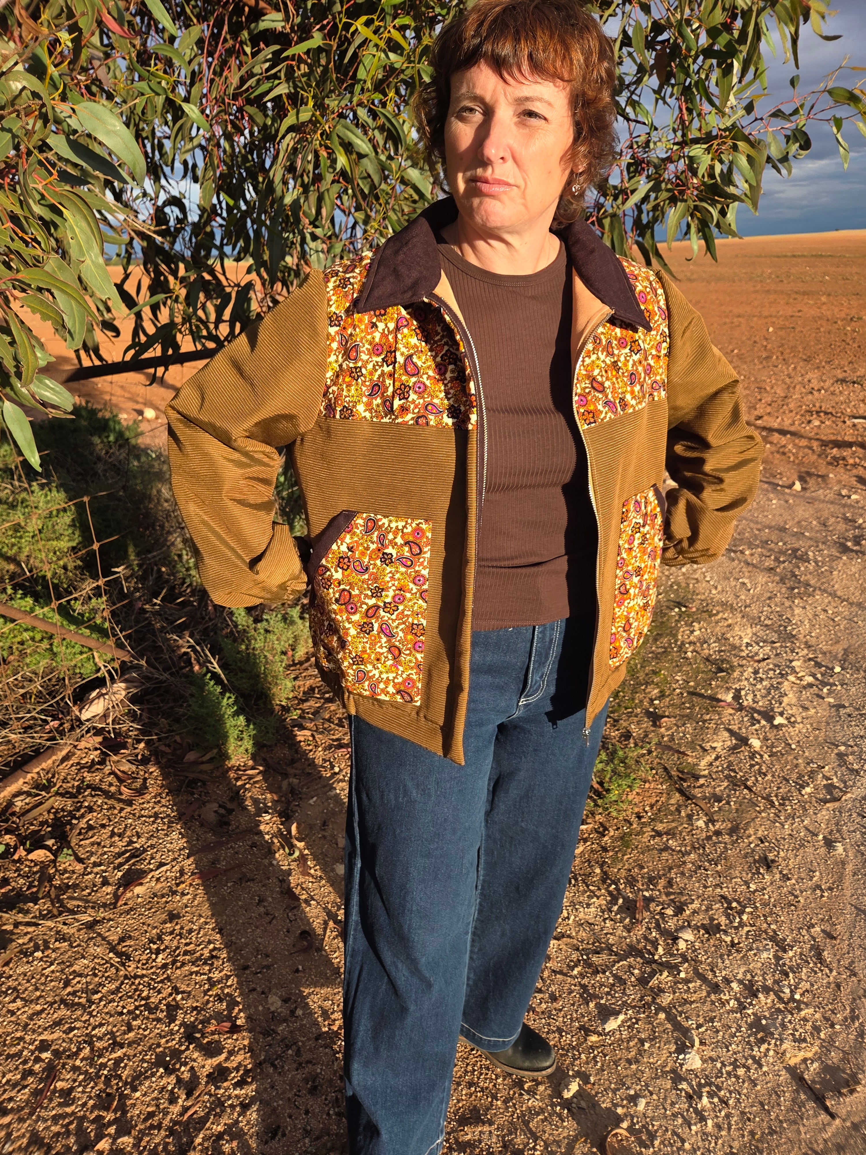 Golden Era - Retro Bomber jacket - L/XL