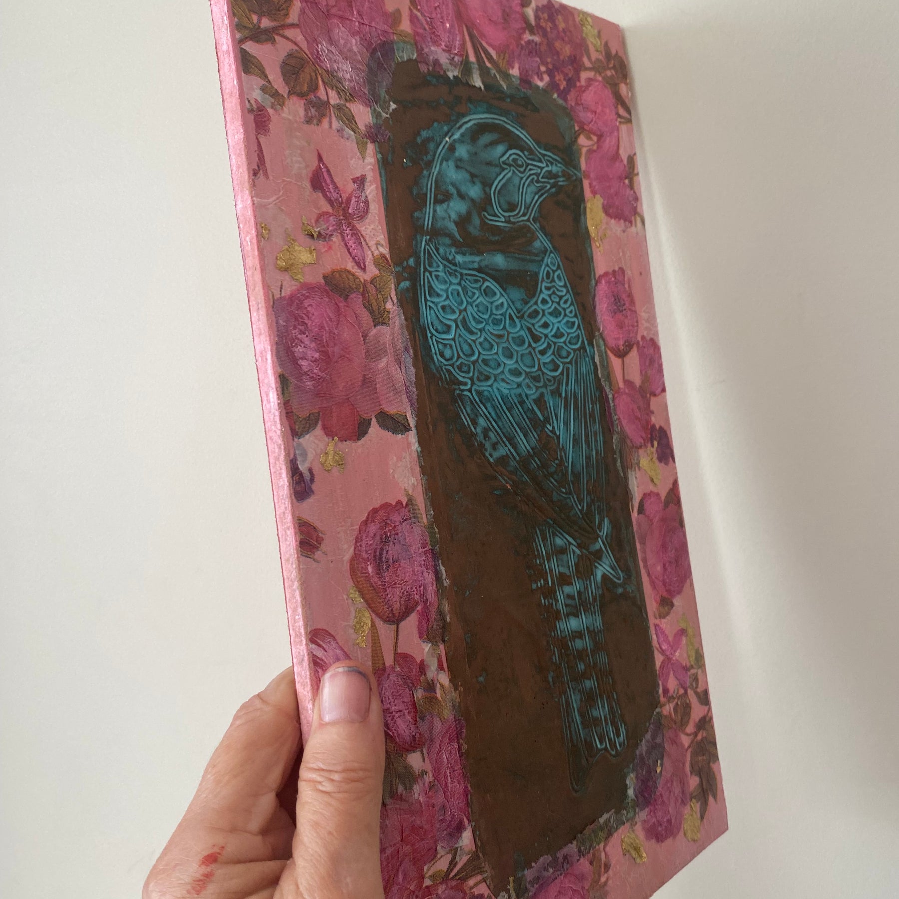 Rustic bird wall art. Secret garden copper art ❤️