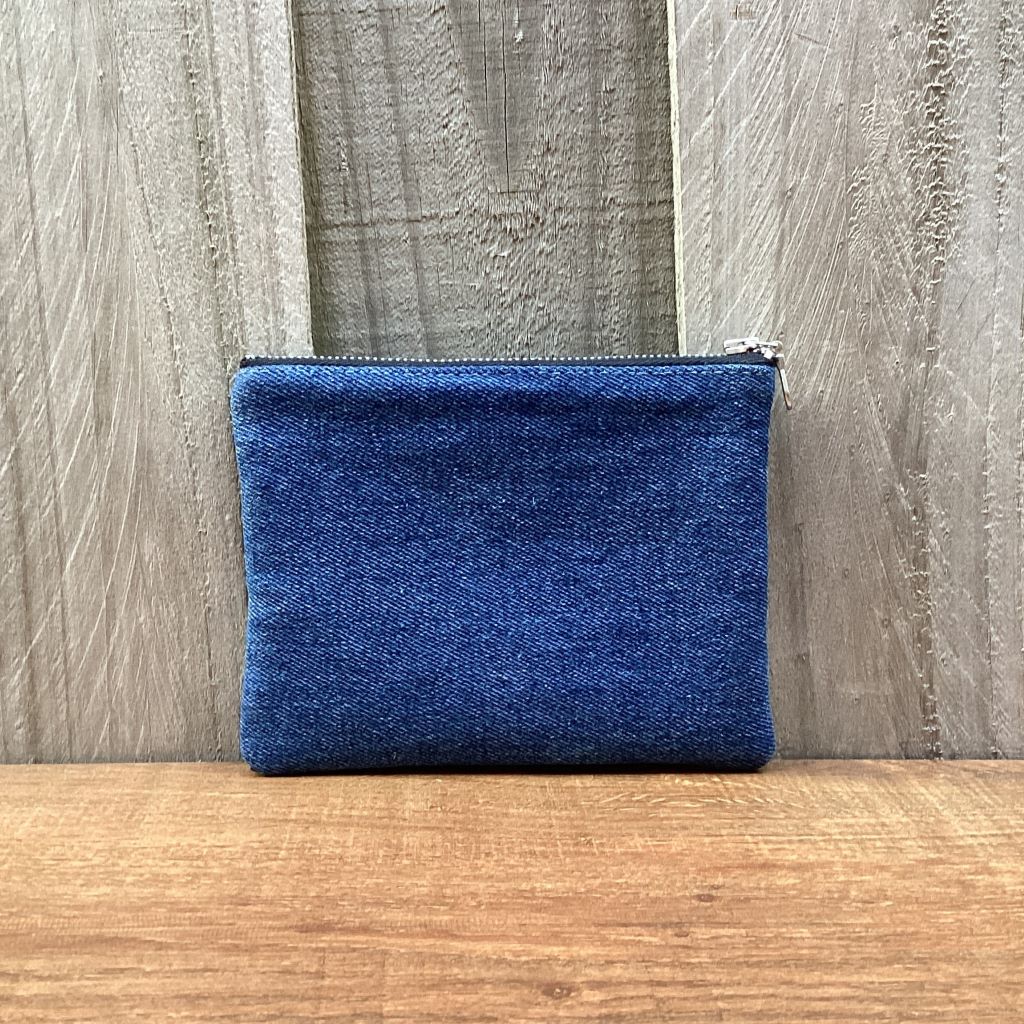 Upcycled Denim Coin Purse – Denim Star