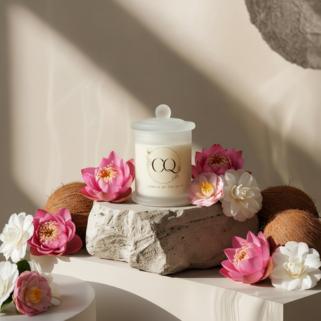 Hand Poured Persian Rose scented soy candle - Timeless Bloom
