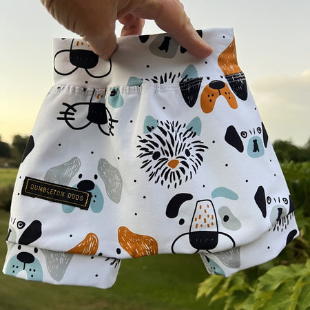 Dogs! | Size 000, 00, 0 | Handmade Baby Pants by Dumbleton Duds | FREE Postage Orders $50+