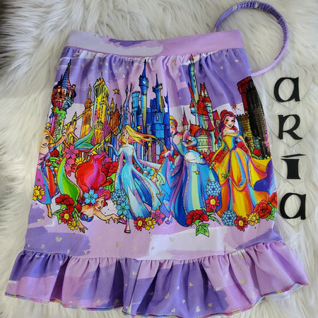 Princess'  skirt Size 7/8y