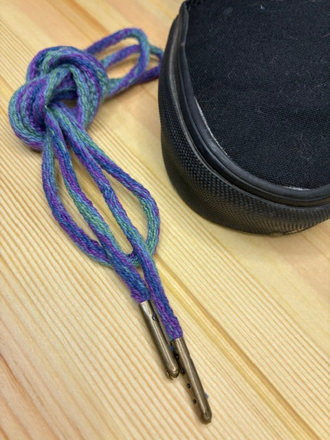 Art of the Lace - Blueberry Blends Round Shoelaces