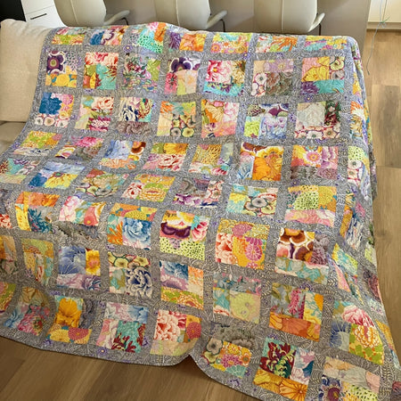 patchwork quilt handmade Australia - Kaffe Fassett fabrics