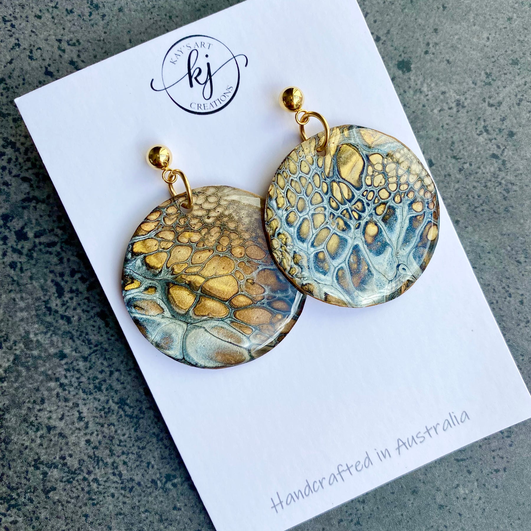 Cafe Latte Collection Dangle Earrings