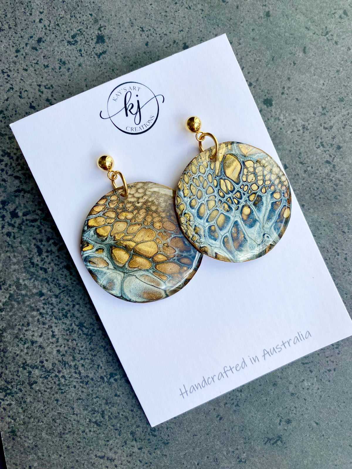 Cafe Latte Collection Dangle Earrings