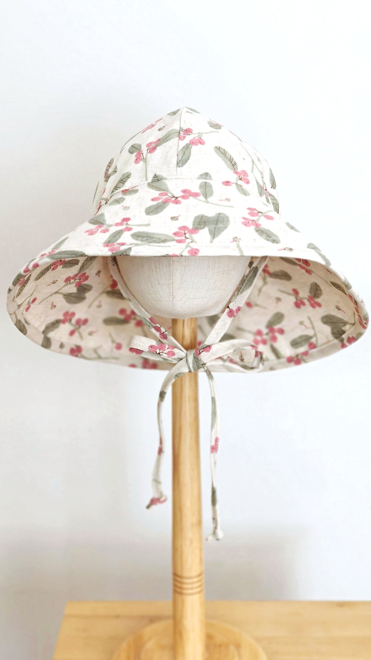Kids Wide Brim Cotton Summer Sun Hat, Kids Floral Summer Hat
