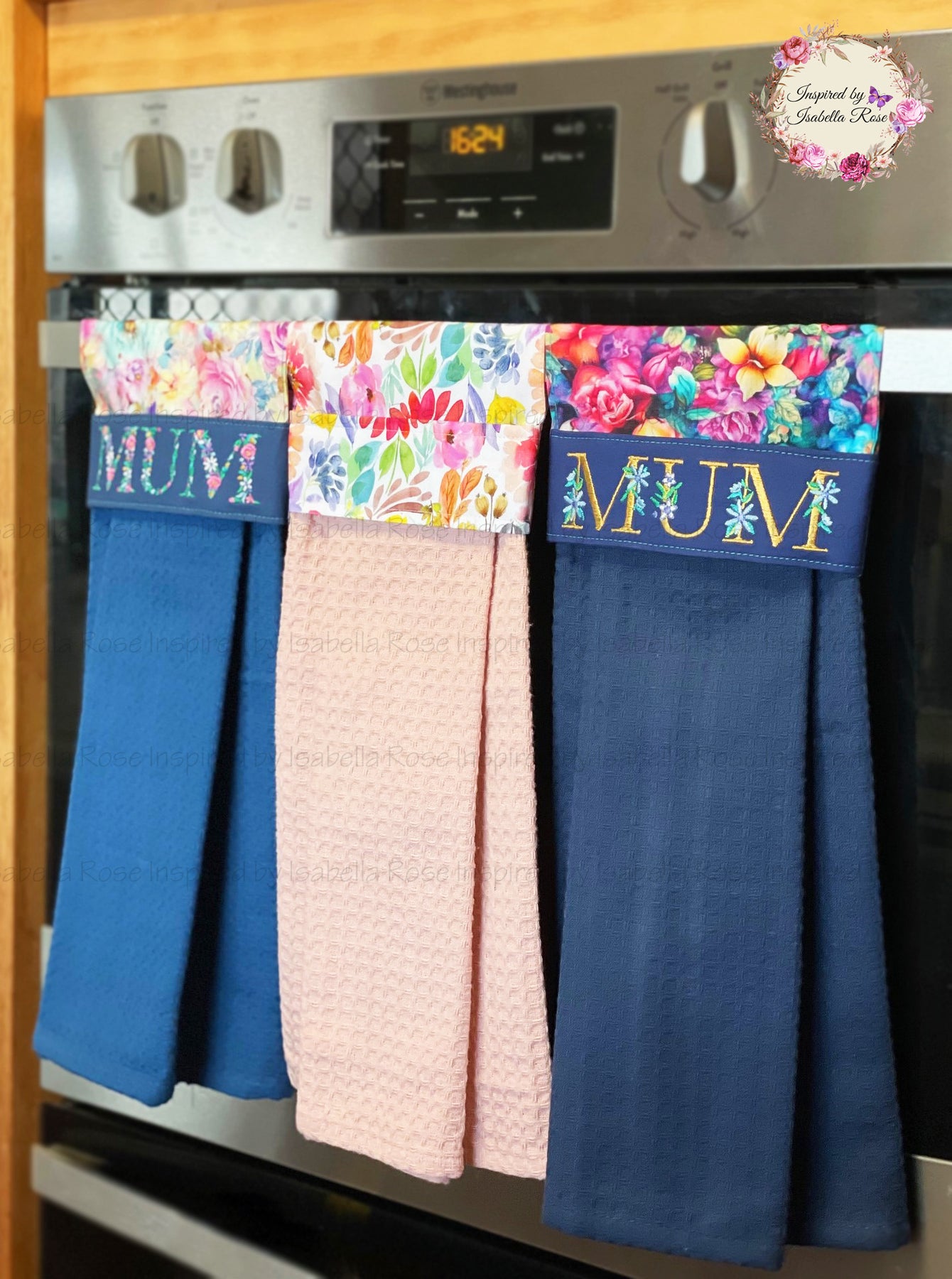 Embroidered Apron, Mothers/Fathers Day Gift, Made to order