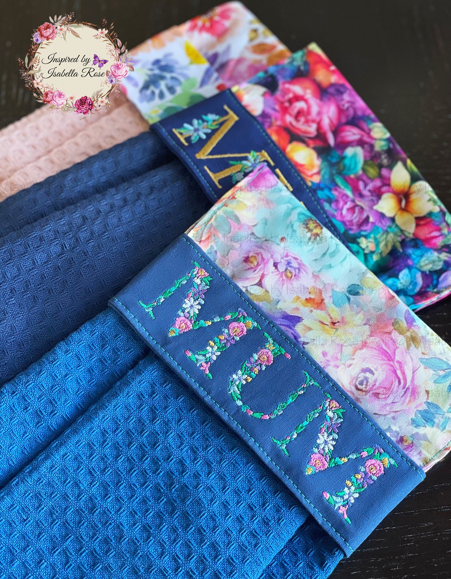 Embroidered Apron, Mothers/Fathers Day Gift, Made to order