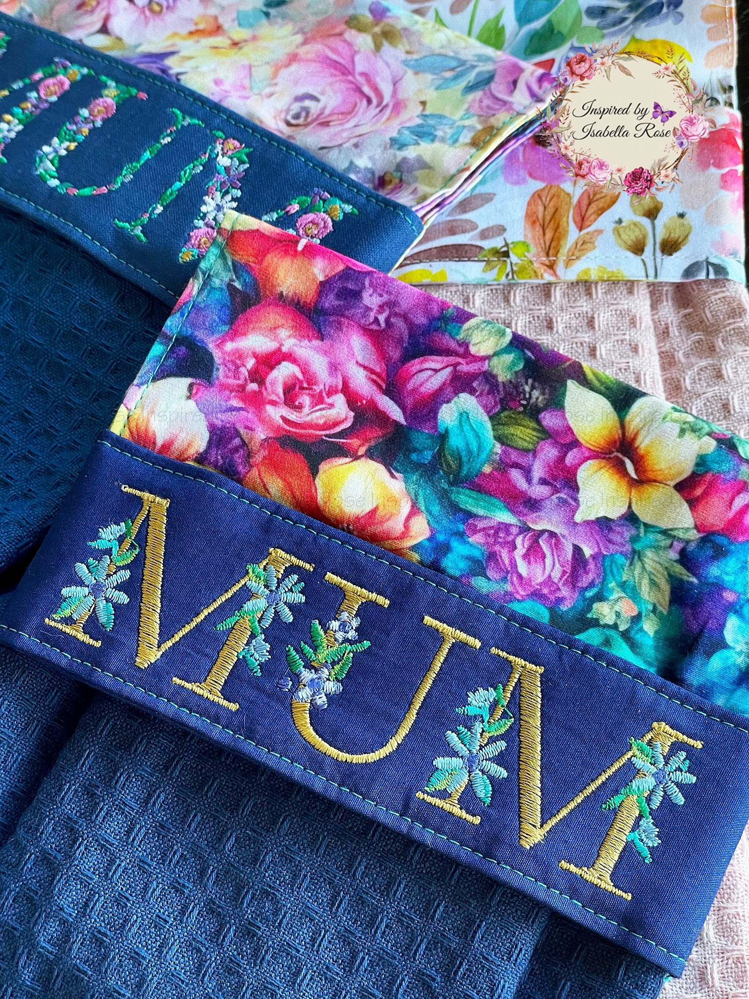 Embroidered Apron, Mothers/Fathers Day Gift, Made to order