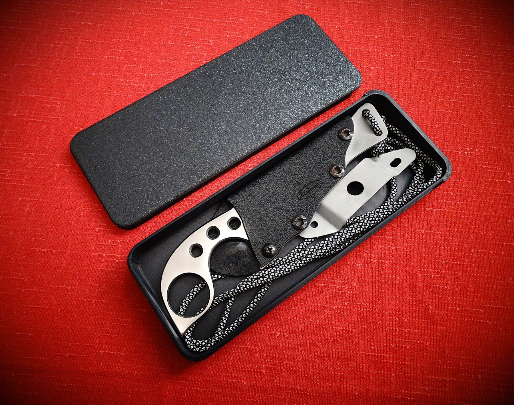 Neck knife fixed blade utility camping outdoor knife blade