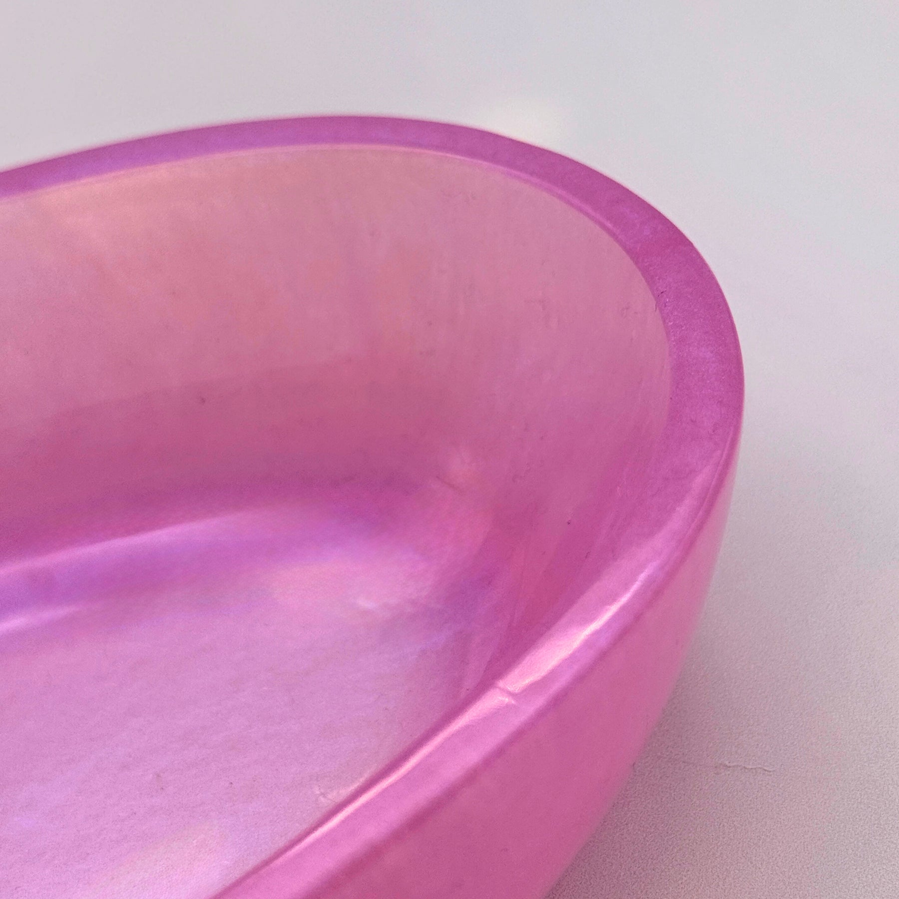 Handmade Oval Resin Bowl - Bold. Sparkly. Unique.