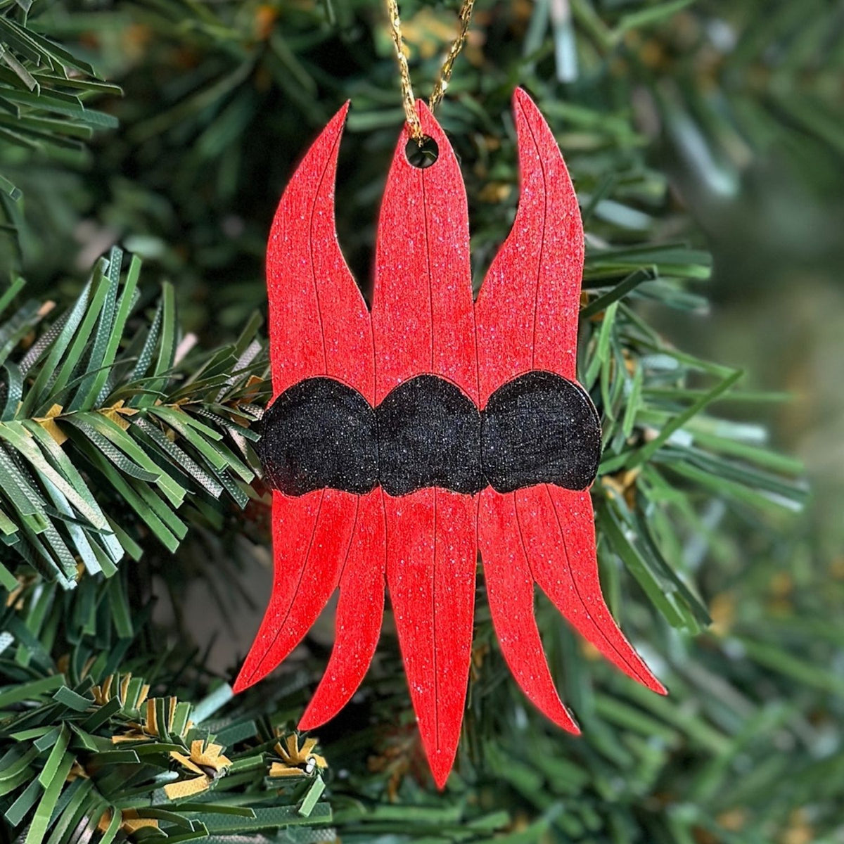Sturt's Desert Pea Hand Painted Christmas Decoration