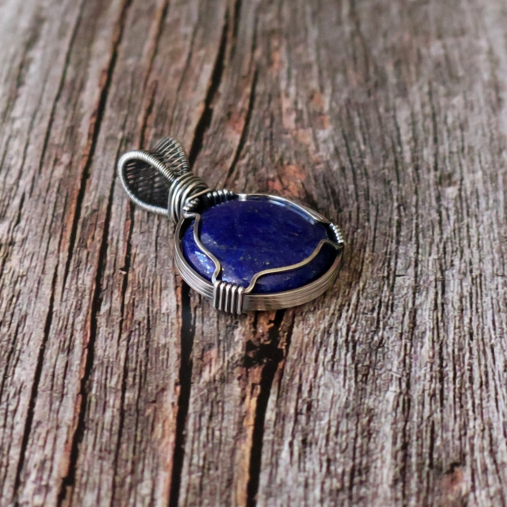 Sterling Silver Lapis Lazuli Pendant ~ Awaken Your Inner Royal