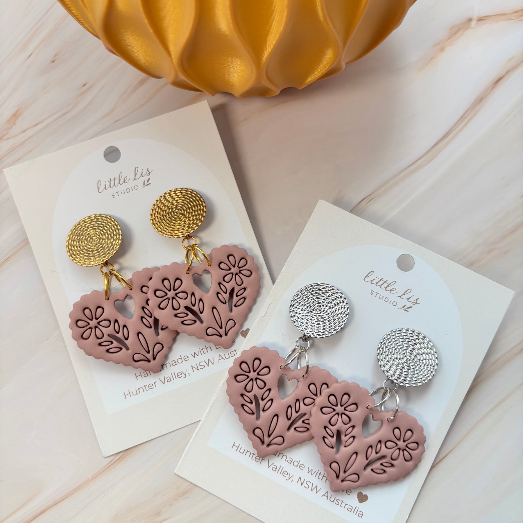 AMOR – Papel Picado Heart Dangle
