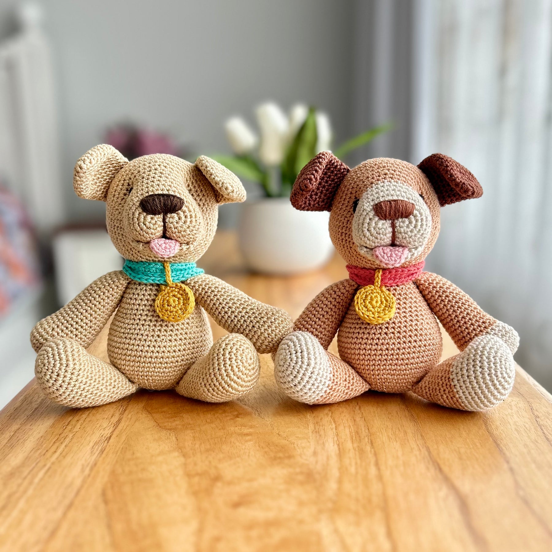 Max the Handmade Crochet Puppy | 100% Cotton Toy | Ready to Ship
