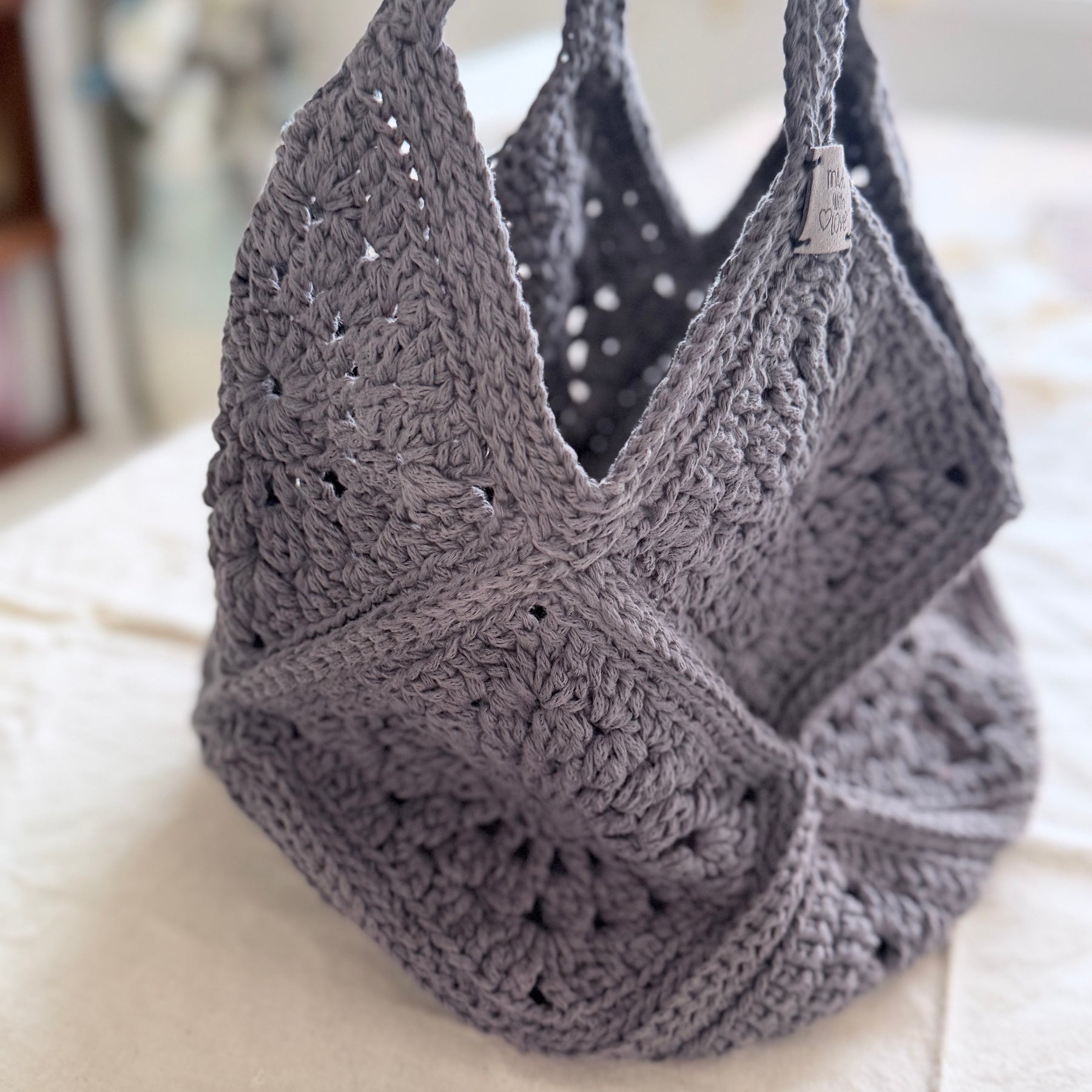 #126 Crocheted Tote/Market Bag