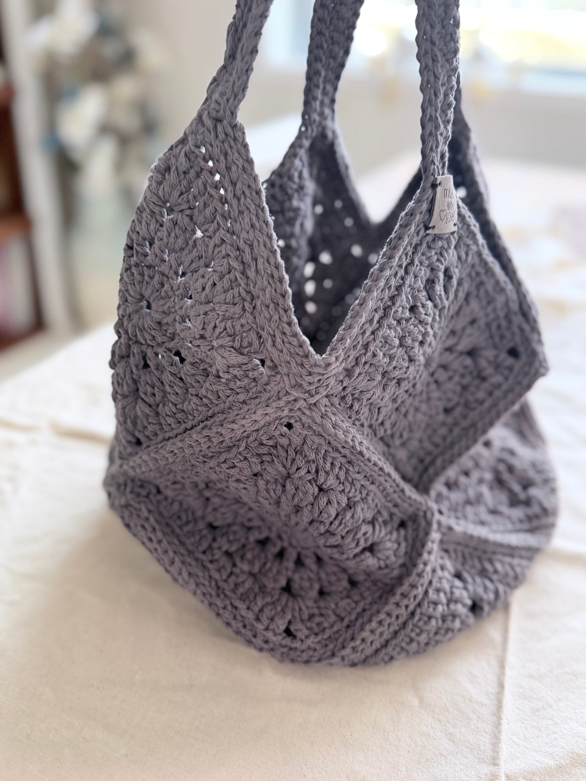 #126 Crocheted Tote/Market Bag