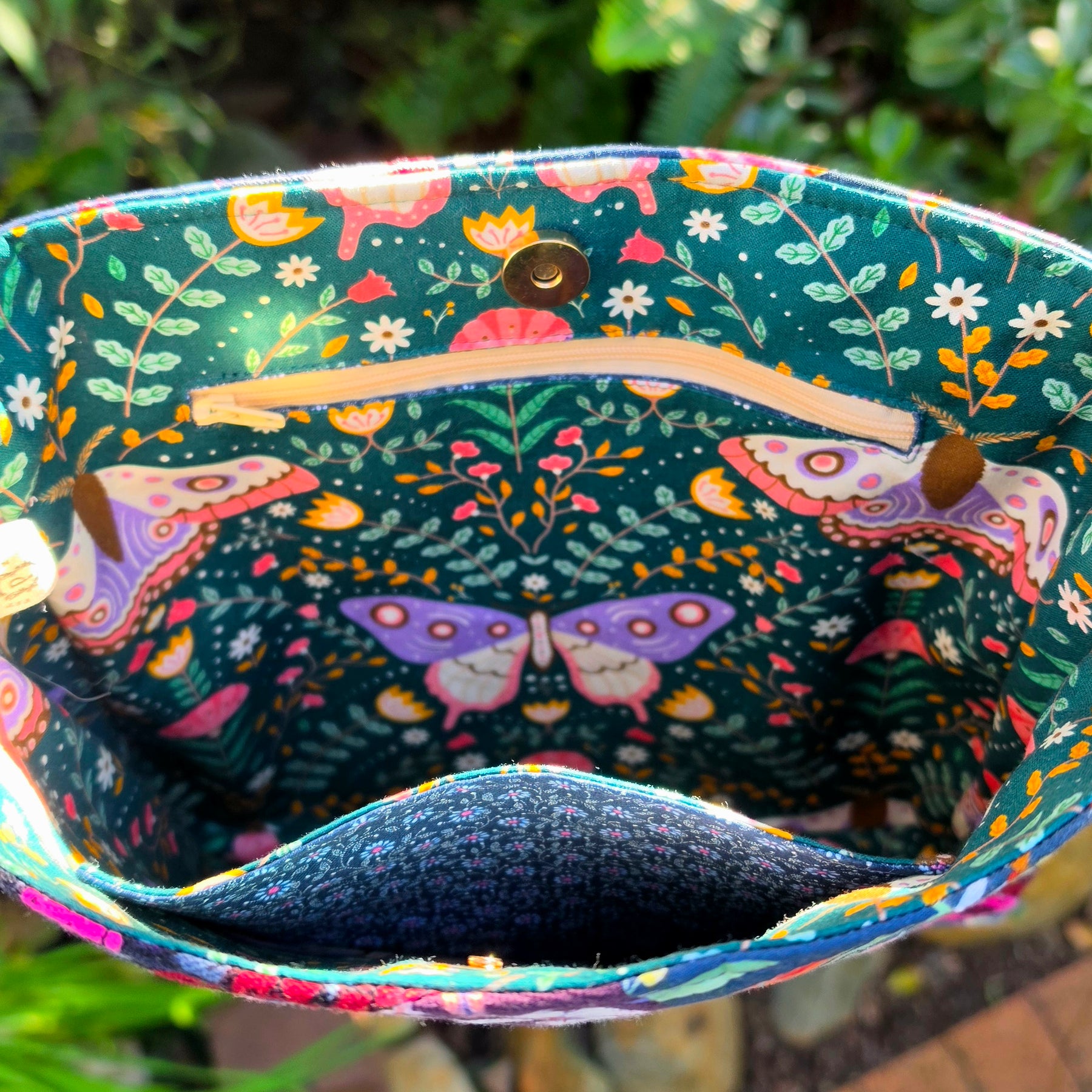 Handmade Repurposed Remnants Handbag