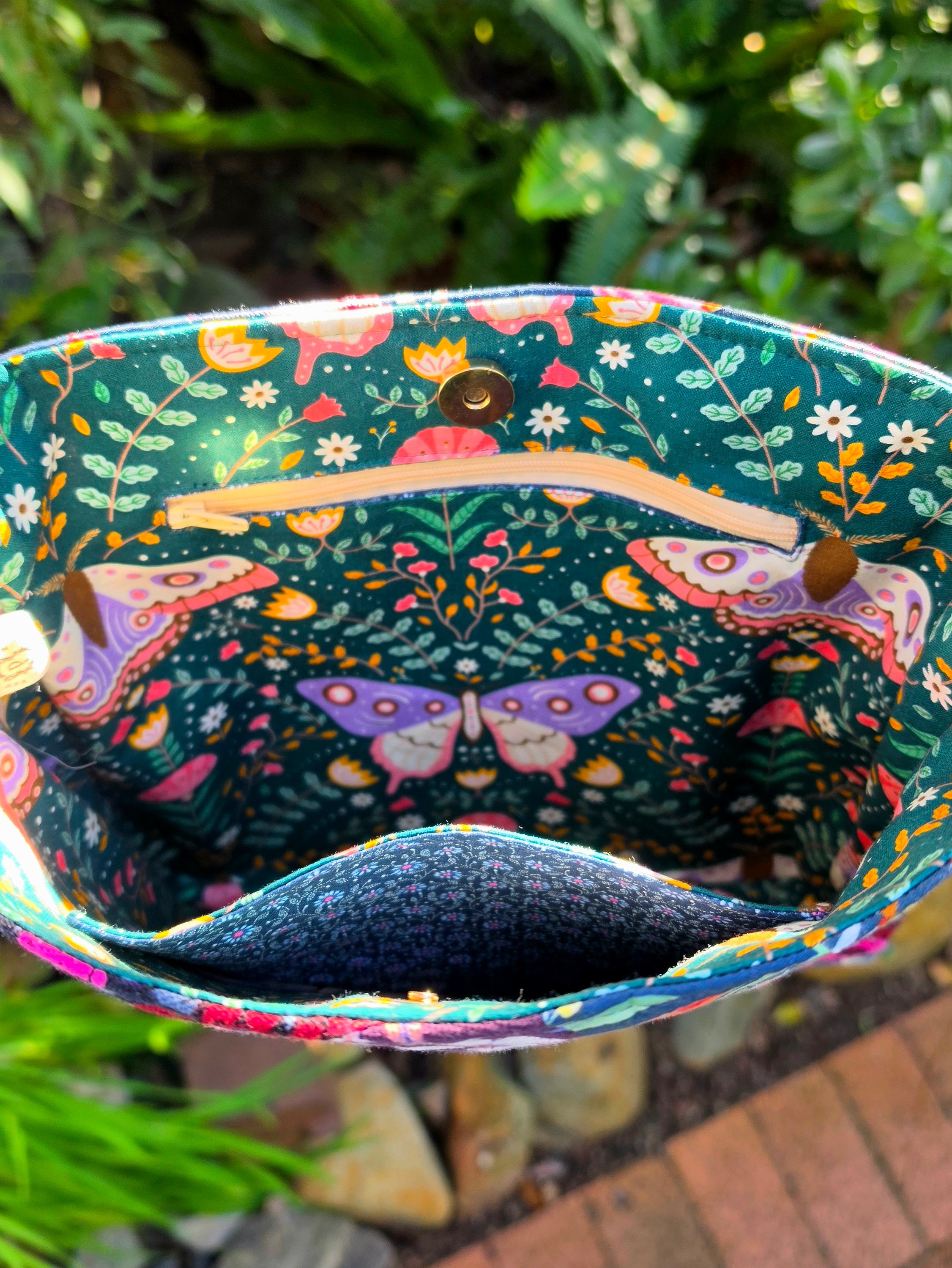 Handmade Repurposed Remnants Handbag