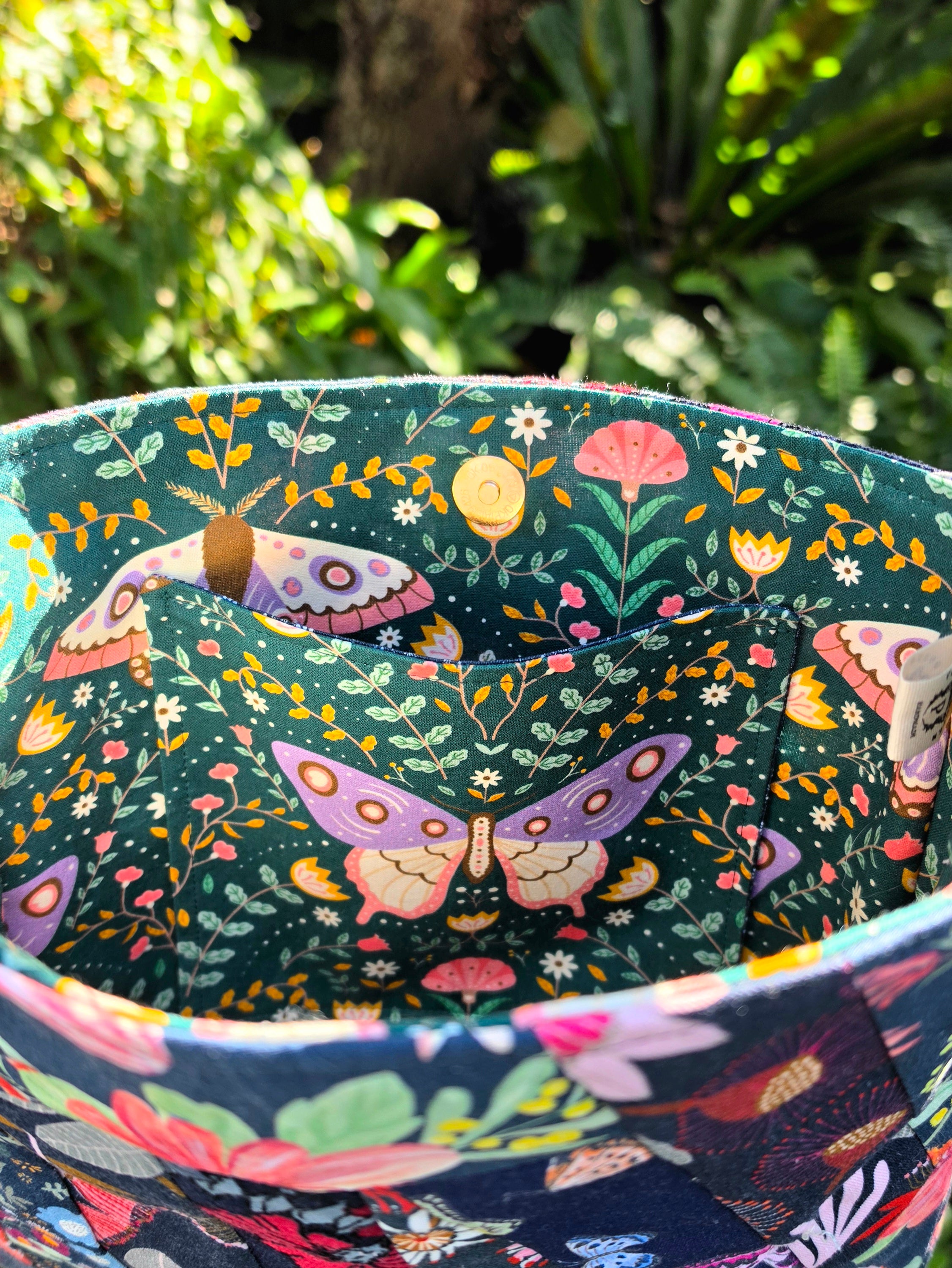 Handmade Repurposed Remnants Handbag