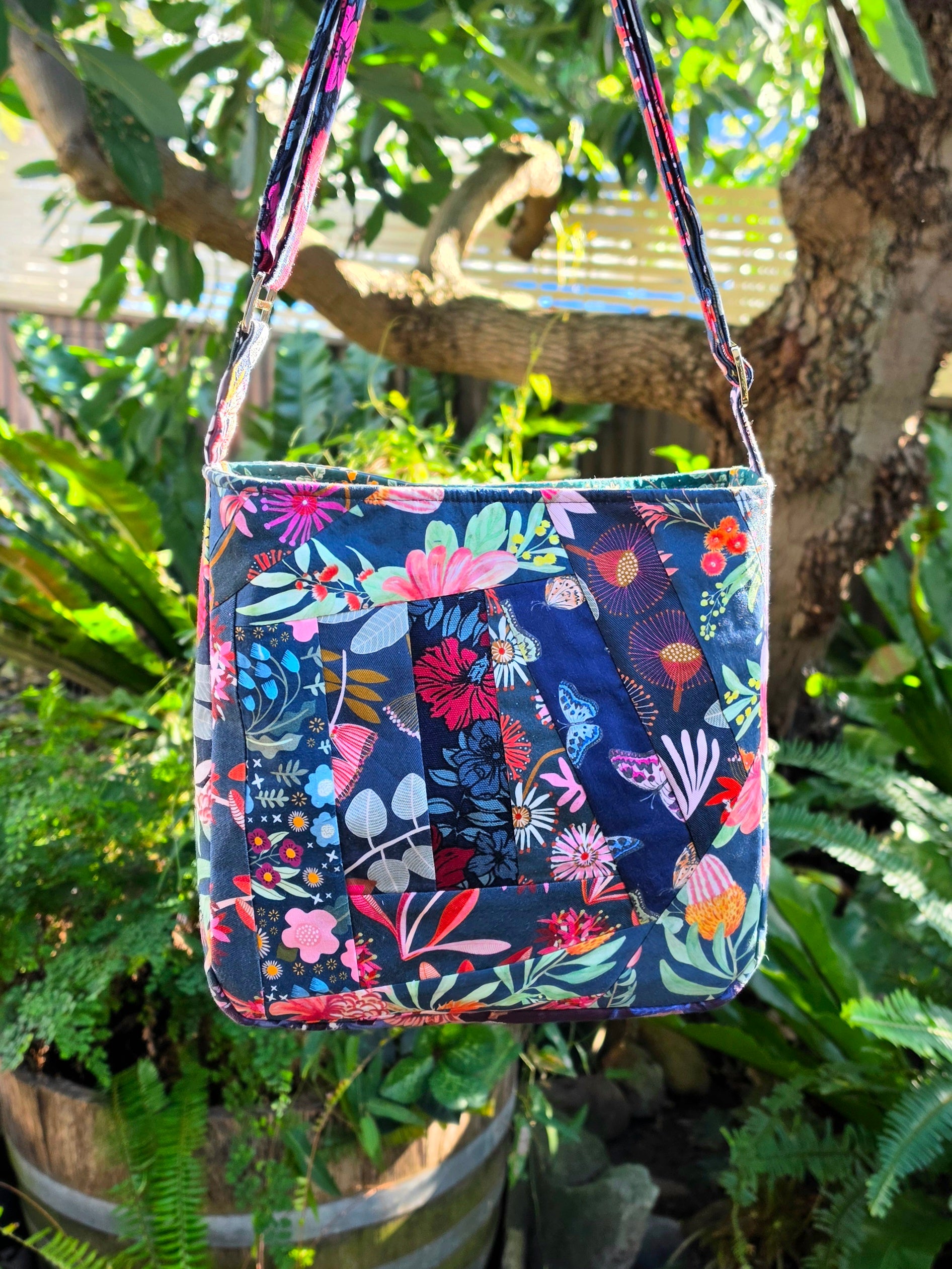 Handmade Repurposed Remnants Handbag