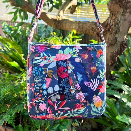 Handmade Repurposed Remnants Handbag