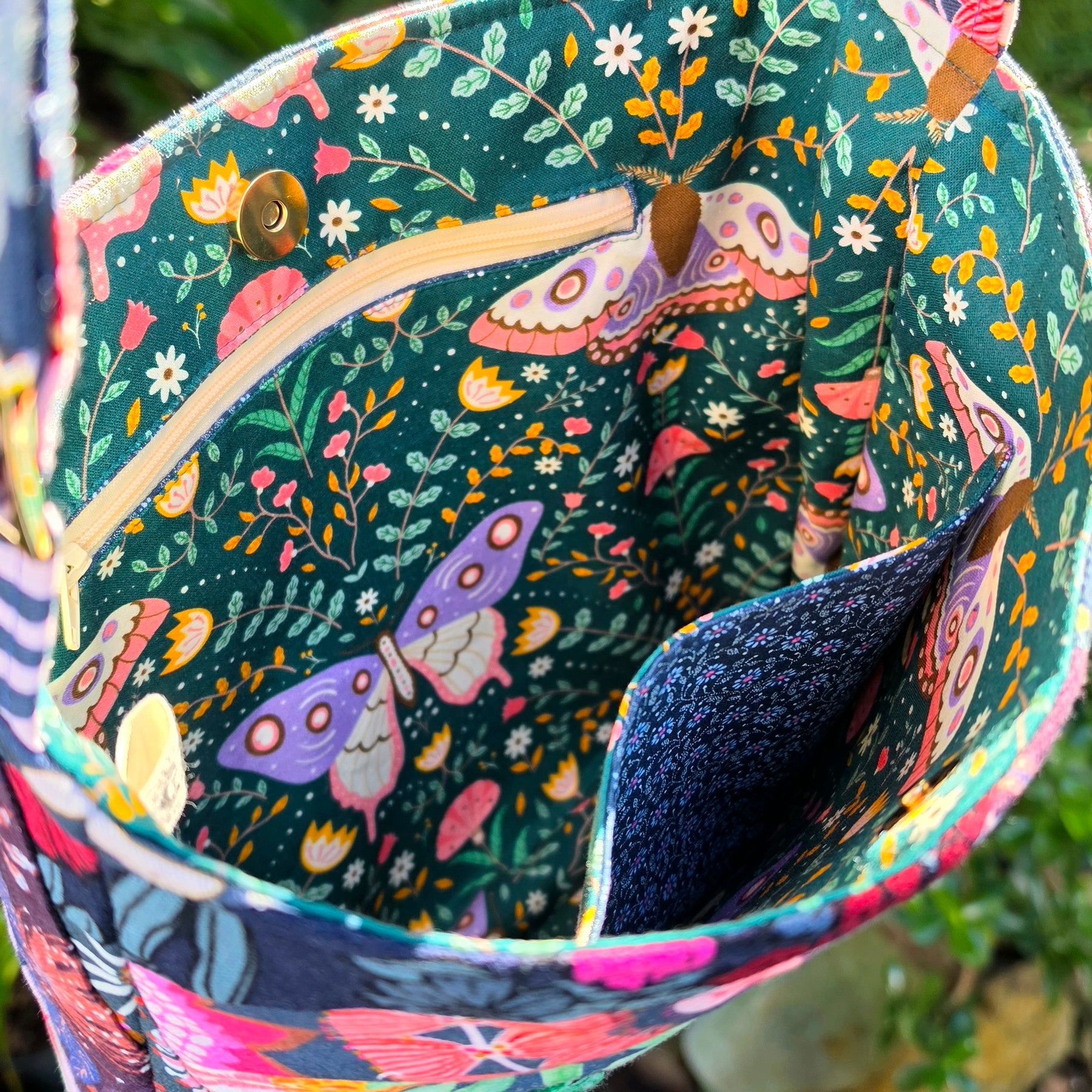 Handmade Repurposed Remnants Handbag