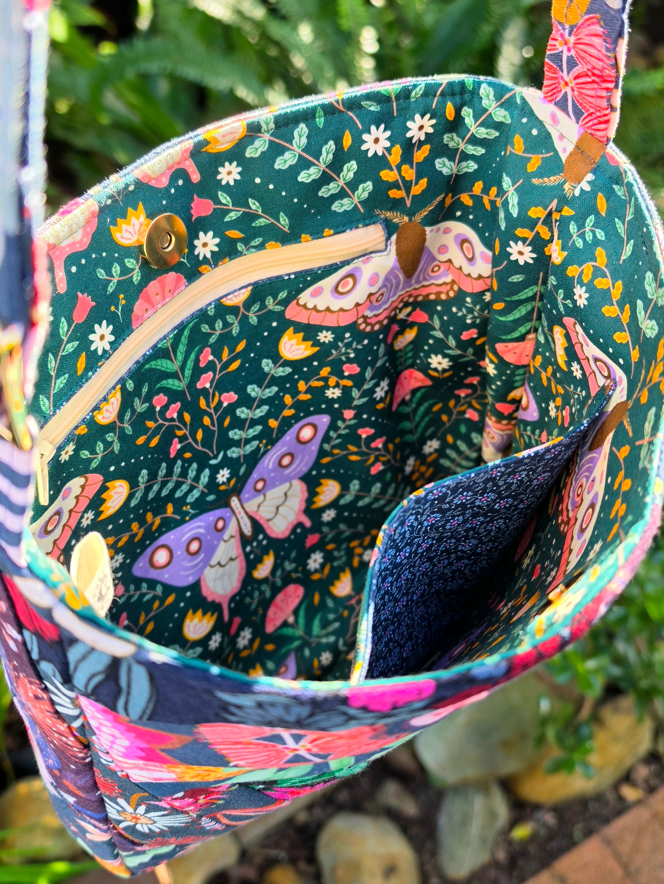 Handmade Repurposed Remnants Handbag