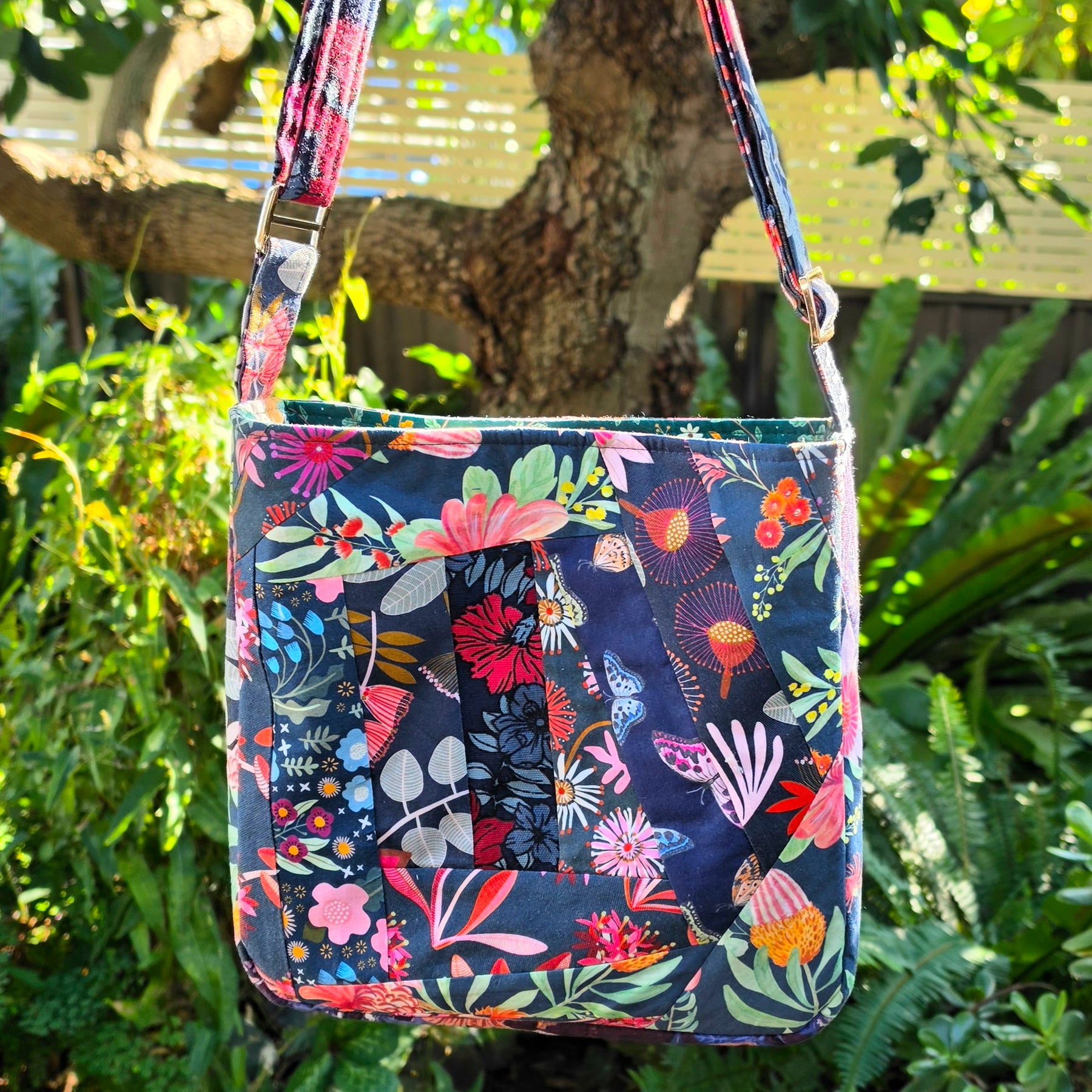 Handmade Repurposed Remnants Handbag