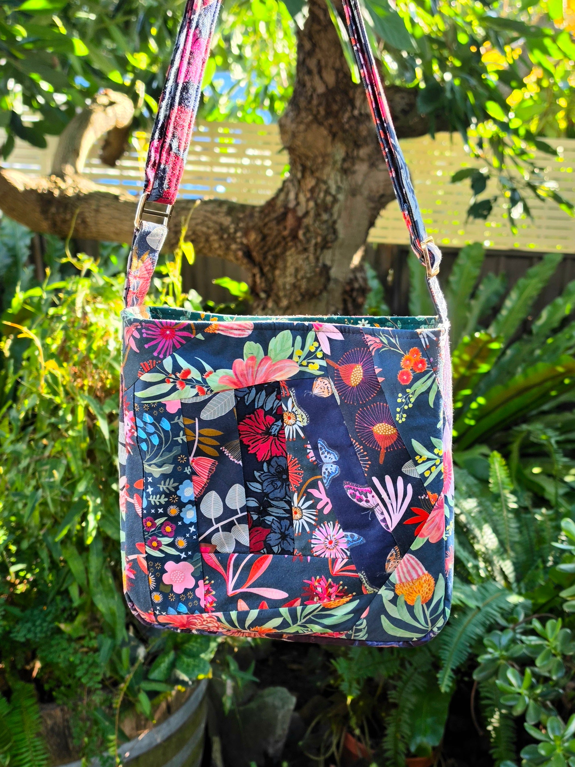 Handmade Repurposed Remnants Handbag