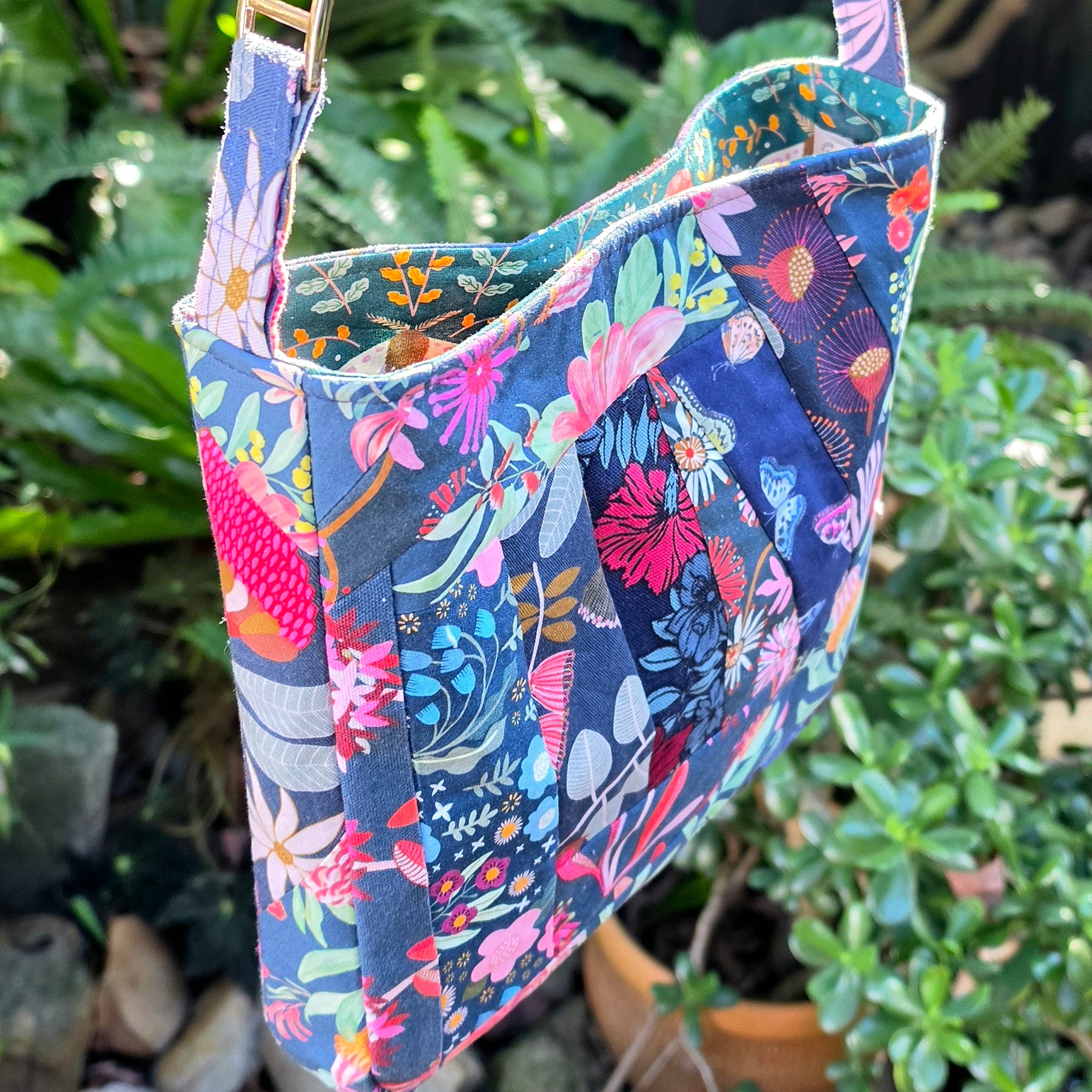 Handmade Repurposed Remnants Handbag