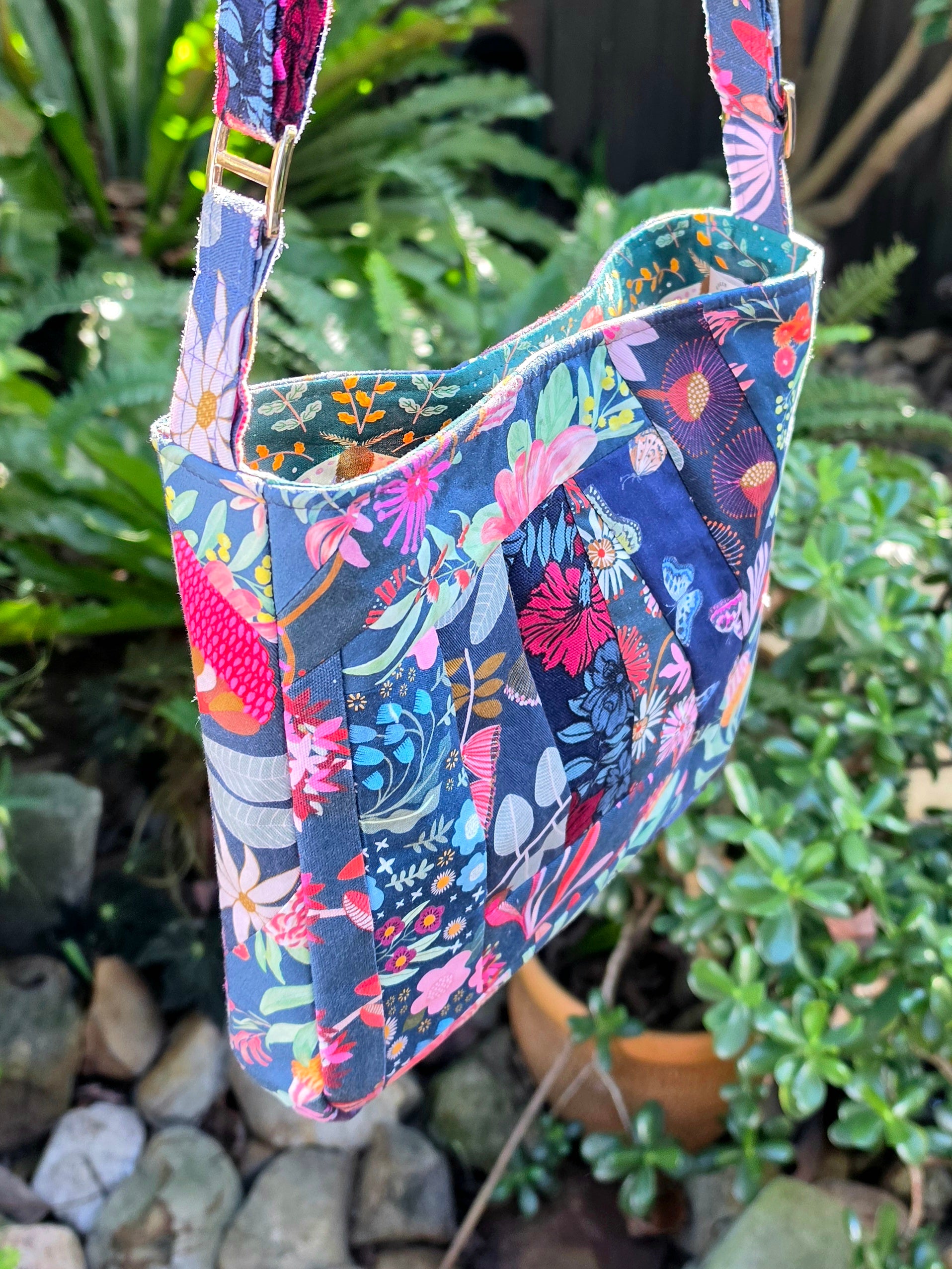 Handmade Repurposed Remnants Handbag