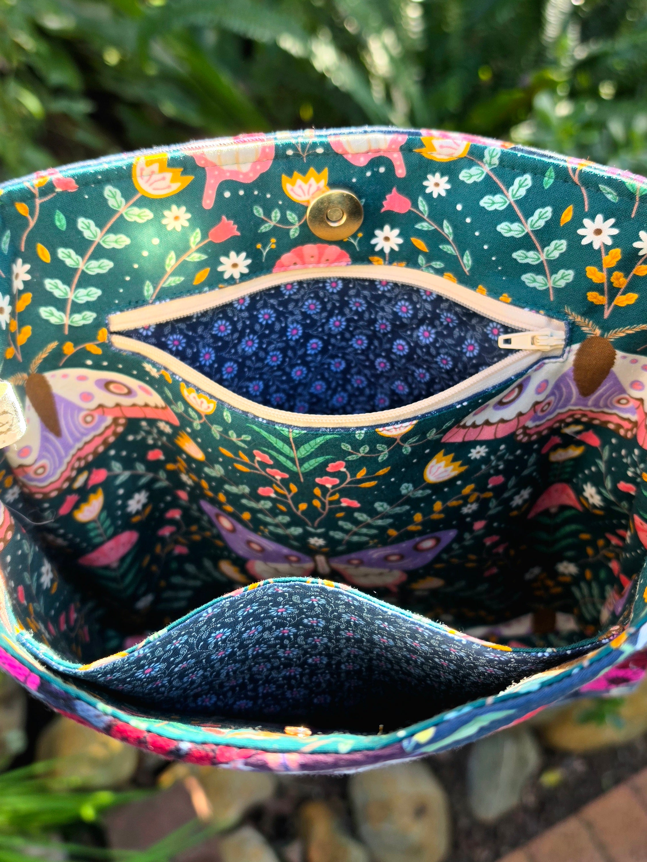Handmade Repurposed Remnants Handbag