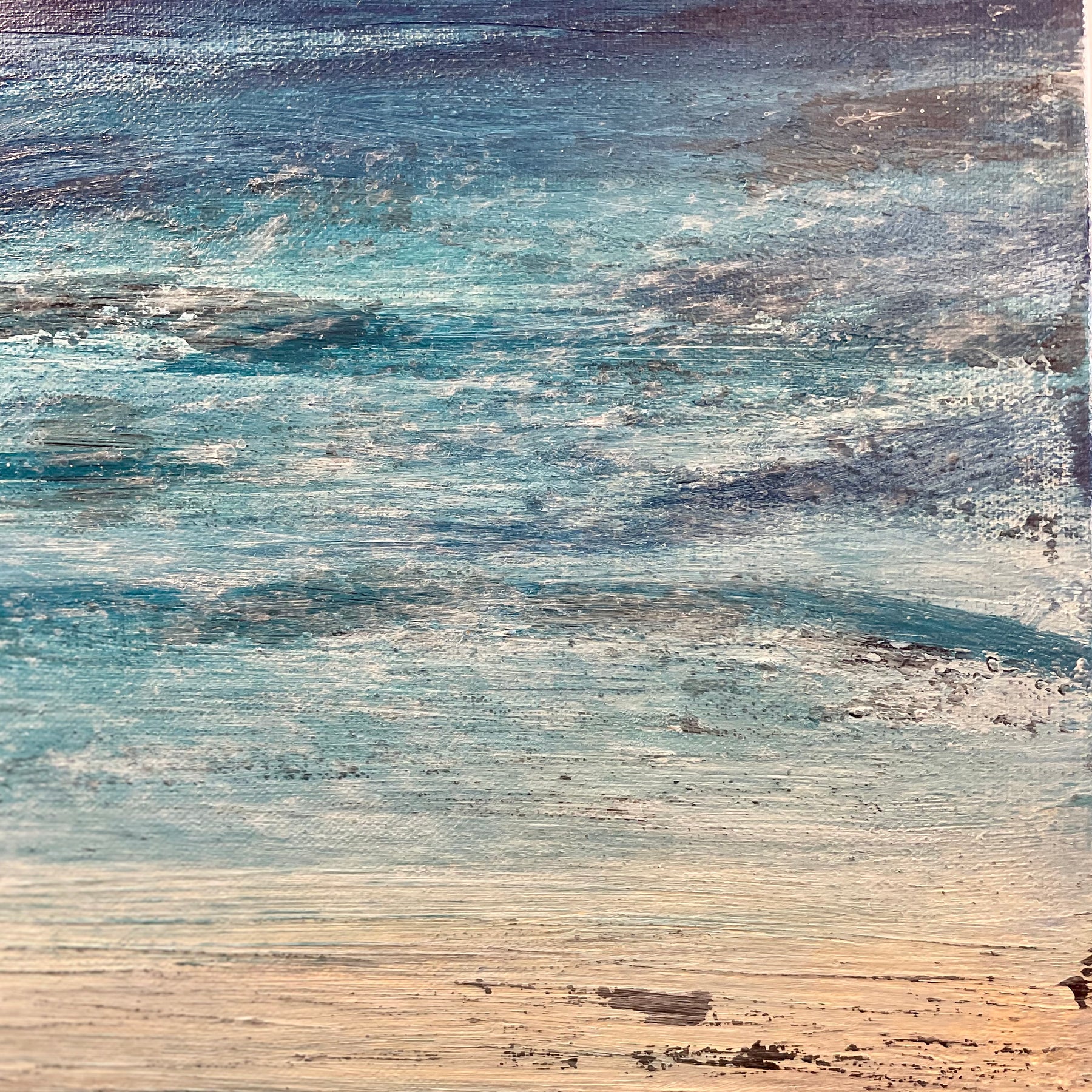 Drifting Shores - Original Textured Acrylic