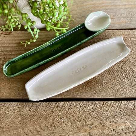Olive & Earth — Handmade Ceramic Olive Boats