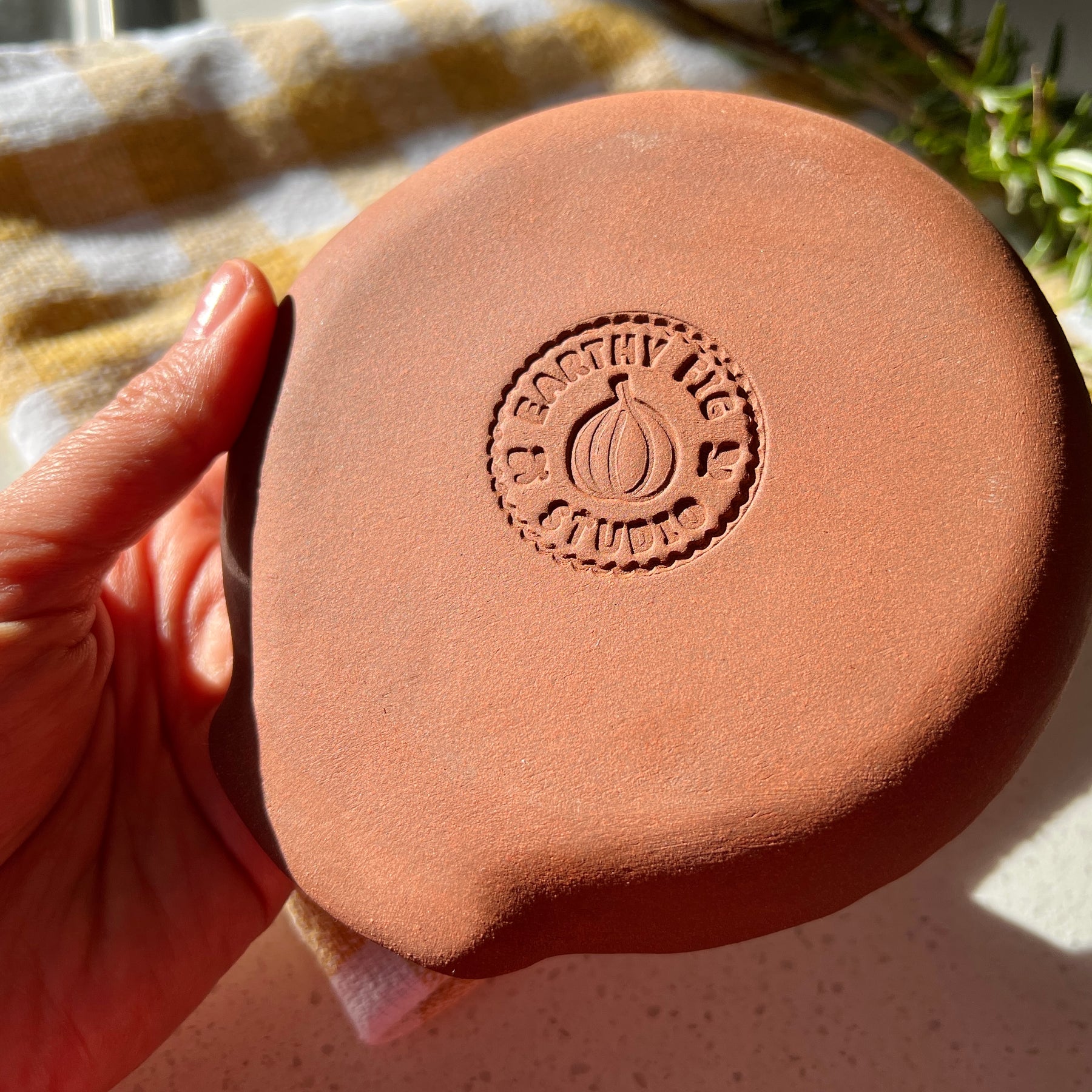 Handmade Ceramic Spoon Rest – Dusty Plum Collection, Speckled Stoneware, Artisan Pottery